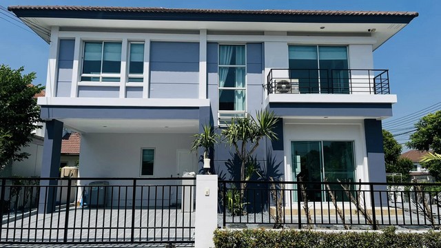 For RentHousePathum Thani,Rangsit, Thammasat : Code C6541, 2-storey detached house for rent, Life Bangkok Boulevard Rangsit project, Rangsit-Nakhon Nayok Road, Khlong 2, Pathum Thani