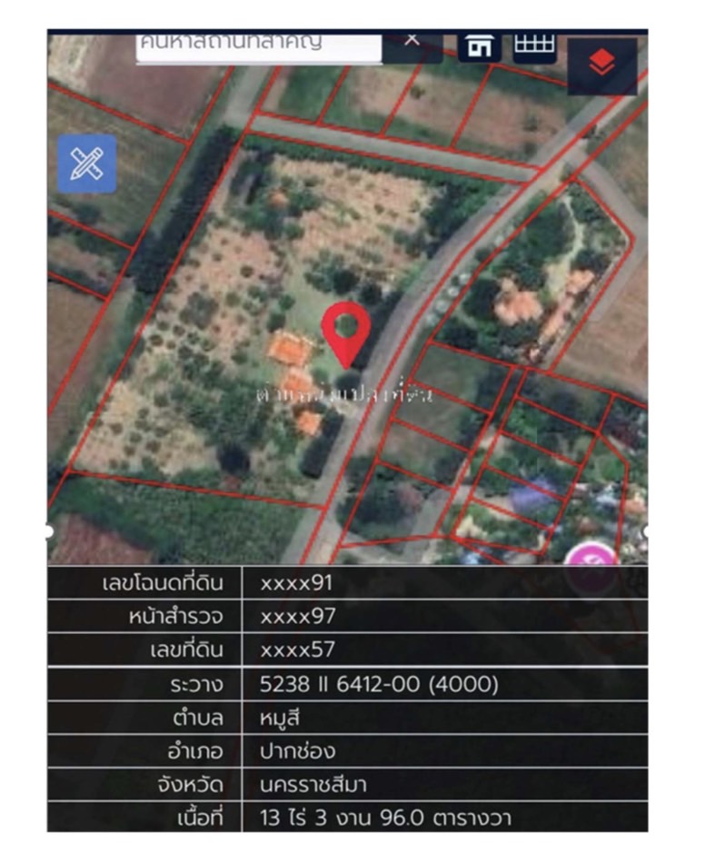 For SaleLandPak Chong KhaoYai : Land for sale near Bonanza