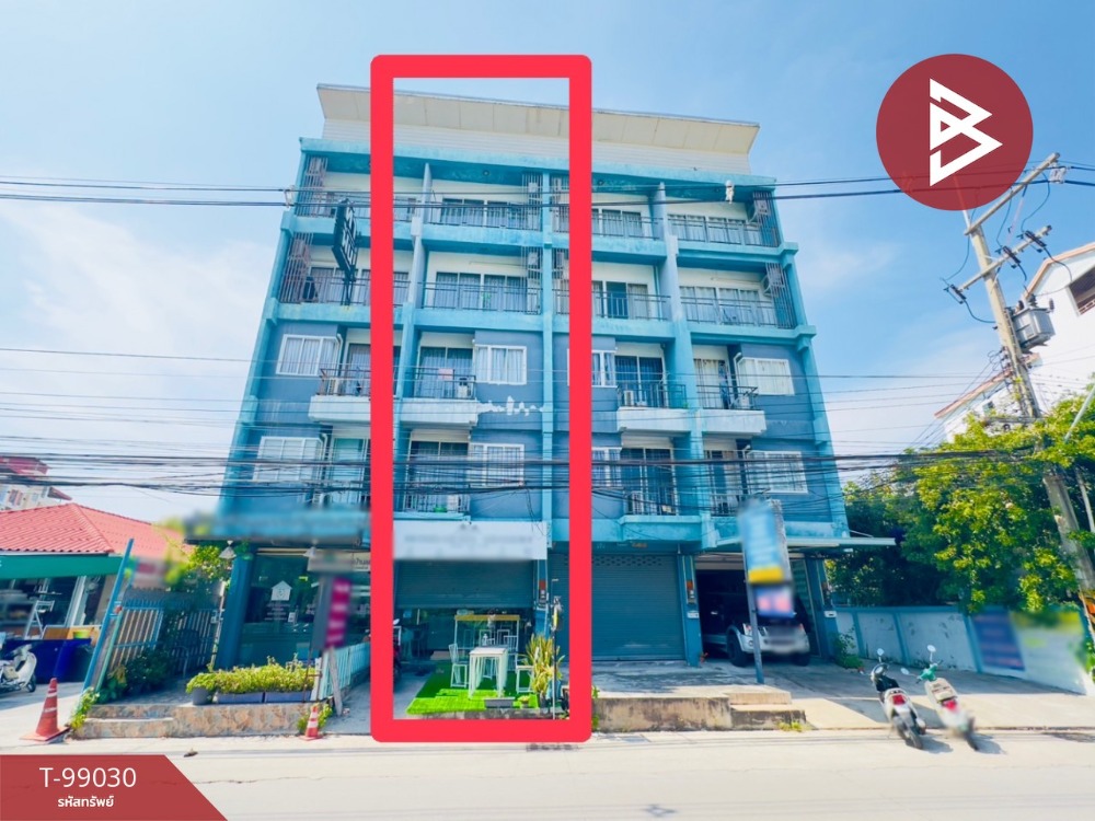 For SaleShop HousePattaya, Bangsaen, Chonburi : Commercial building for sale, 5 floors, Map Mayom Road, area 19 sq m, Saensuk, Chonburi