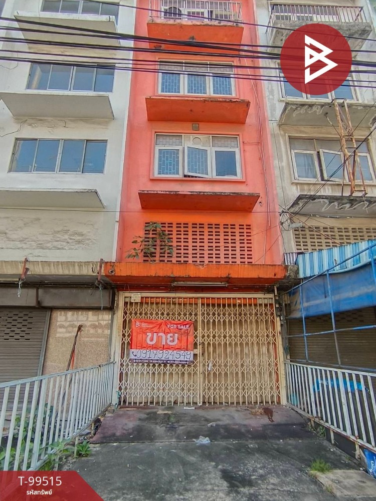 For SaleShop HouseSamut Prakan,Samrong : Commercial building for sale, 4 floors, area 20 sq m, Samrong Nuea, Samut Prakan