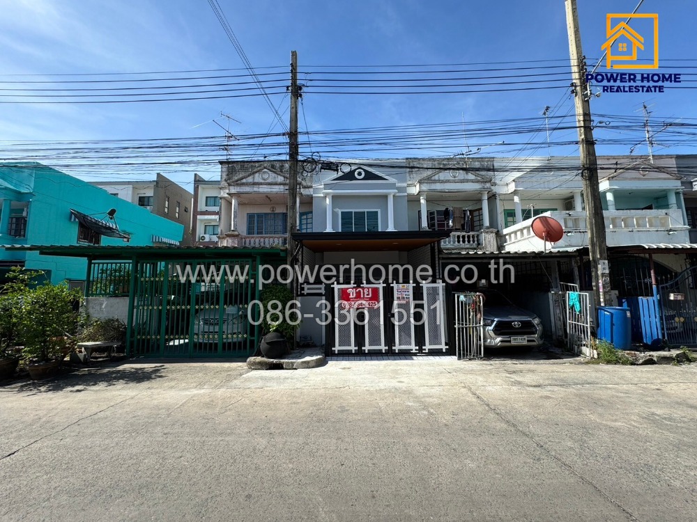 For SaleTownhouseNawamin, Ramindra : Townhouse for sale, 2 floors, Amporn Place Village, Soi Talat Orngen, Sai Mai