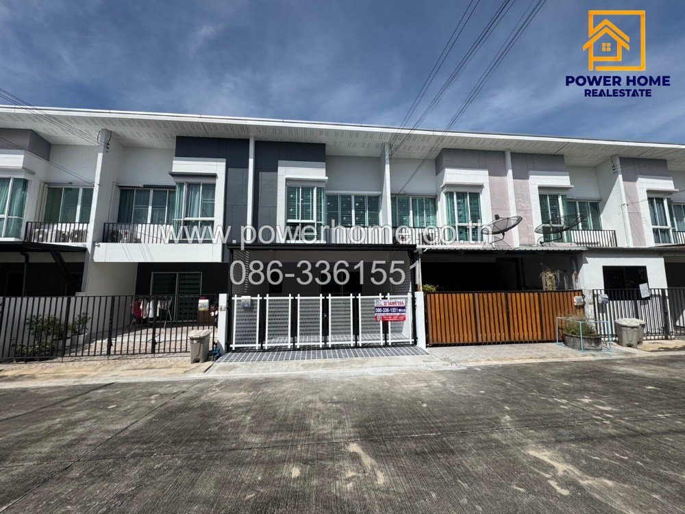 For SaleTownhomeNawamin, Ramindra : Townhouse for sale, 2 floors, Blessville Village, Charoen Phatthana 8, Soi Ram Intra 117