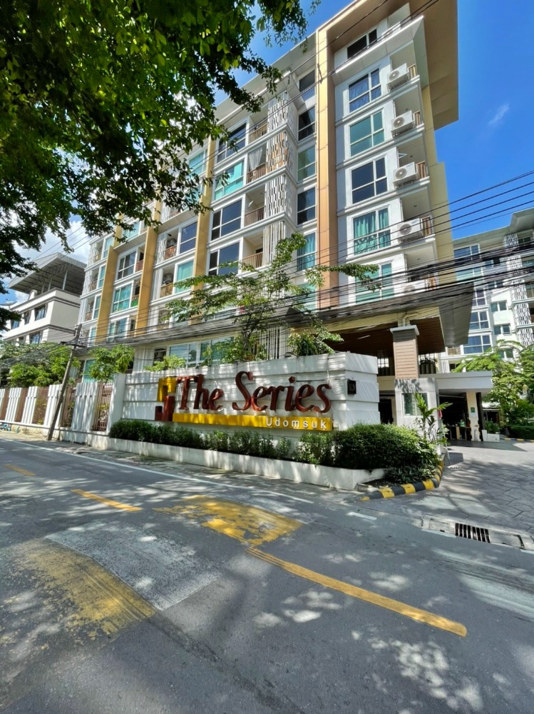 For SaleCondoOnnut, Udomsuk : Condo for sale, The Series Udomsuk (Sukhumvit 103), large room with swimming pool view