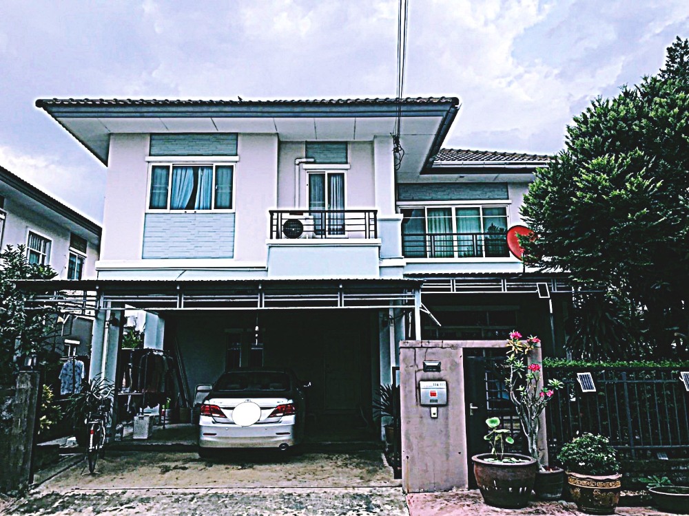 For SaleHouseLadkrabang, Suwannaphum Airport : For sale: corner detached house, The Plant Village, Phatthanakan 3