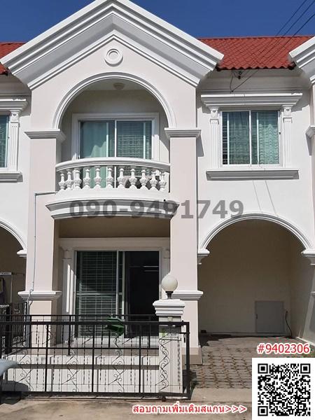 For RentTownhouseSamut Prakan,Samrong : For rent: 2-storey house, Niran Ville Village 10, Wat Si Warin Noi, ready to move in