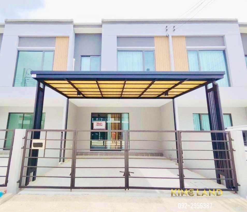 For RentTownhouseBangna, Bearing, Lasalle : #Townhouse for rent Pleno sukhumvit bangna 2 Pleno Sukhumvit-Bangna 2⭐ New house, North direction, near clubhouse, few units zone #Near Mega Bangna⭐ Rent 32,000 baht/month #Pets allowed #Fully furnished