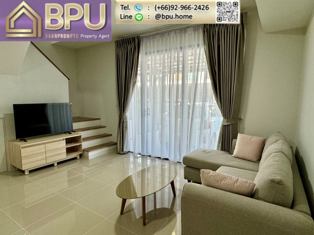 For RentTownhouseBangna, Bearing, Lasalle : ** 3 bedrooms Townhome for rent ** Pleno Sukhumvit - Bangna 2 close to Mega Bangna