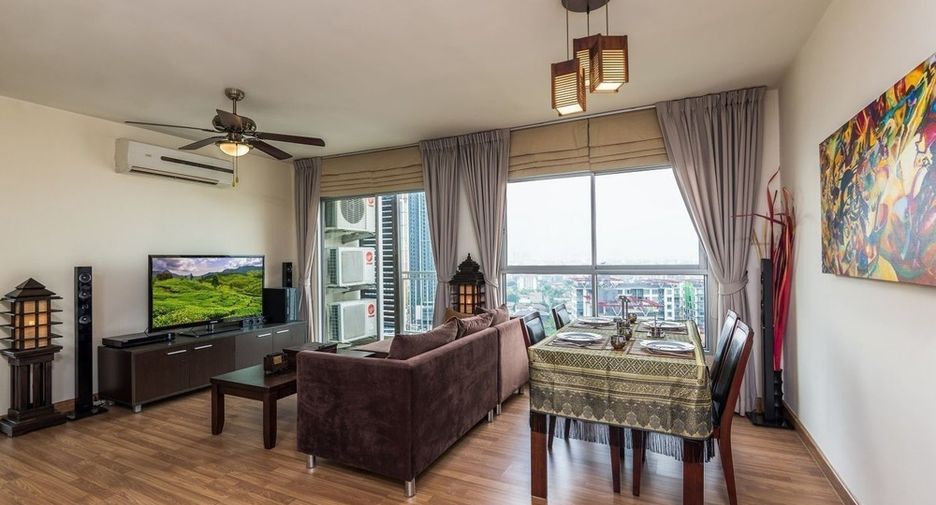 For RentCondoOnnut, Udomsuk : (For rent) S&S Sukhumvit (2 bed 2 bath) spacious room, beautifully decorated, ready to move in, city view, only 26,000/month