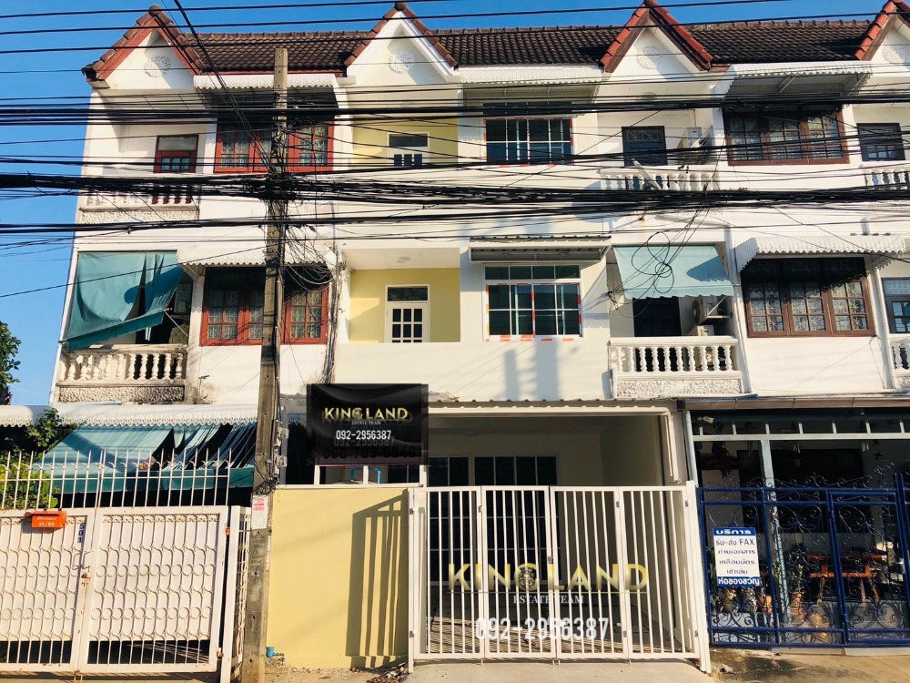 For RentTownhouseOnnut, Udomsuk : #Townhouse for rent, 3 floors, Seri On Nut 70/1, beautifully decorated, 4 bedrooms, #fully furnished, near Seacon Square, Srinakarin and the Yellow Line - Srinakarin Station, near Suwit Seri Anusorn School, 1st floor, decorated, rent 23,000 baht/month #Re