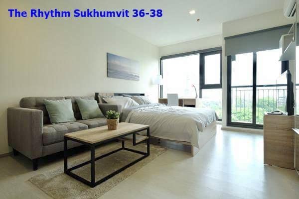 For RentCondoSukhumvit, Asoke, Thonglor : (For Rent) 𝗥𝗵𝘆𝘁𝗵𝗺 𝗦𝘂𝗸𝗵𝘂𝗺𝘃𝗶𝘁 𝟯𝟲-𝟯𝟴 ✨Beautifully decorated room, near BTS Thonglor, for rent at the cheapest price!!✨