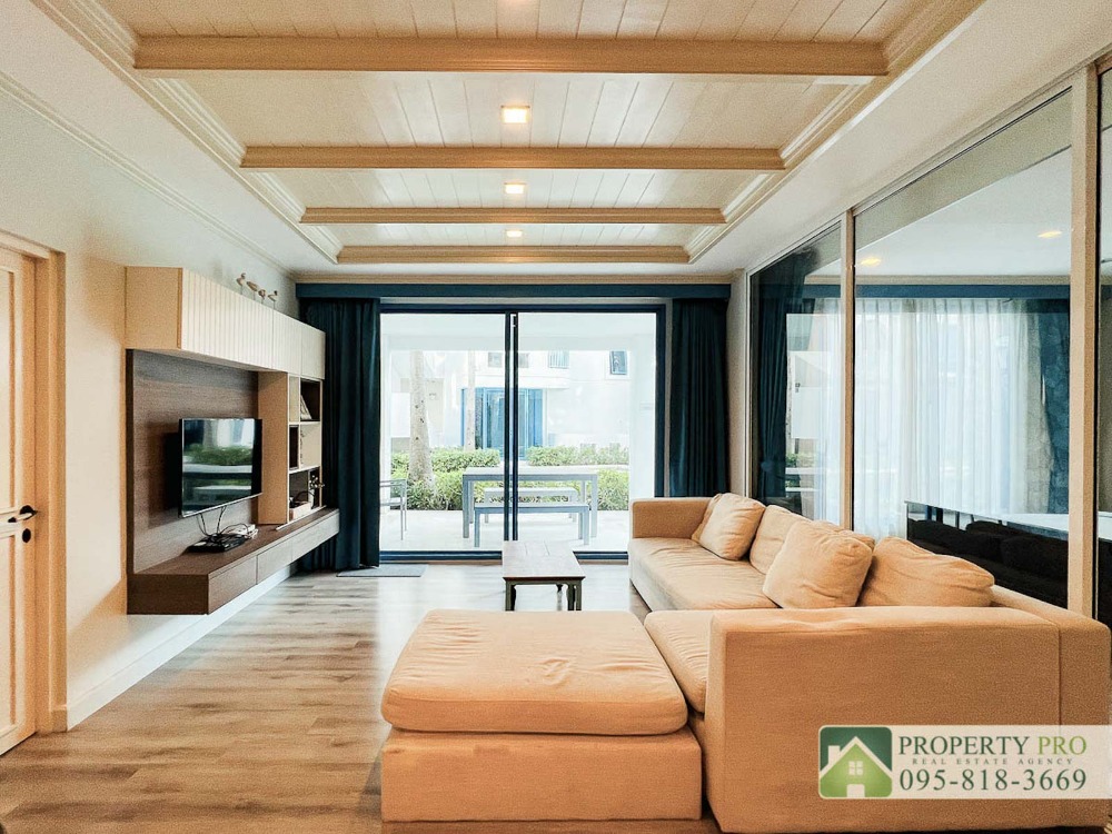 For SaleCondoHuahin, Prachuap Khiri Khan, Pran Buri : Condo for Sale at The Crest Santora Hua Hin, 2 bedroom 101 sqm Pool access Fully-furnished near Hua Hin Beach Hua Hin Airport Great for Retirement Home : SL24S-023