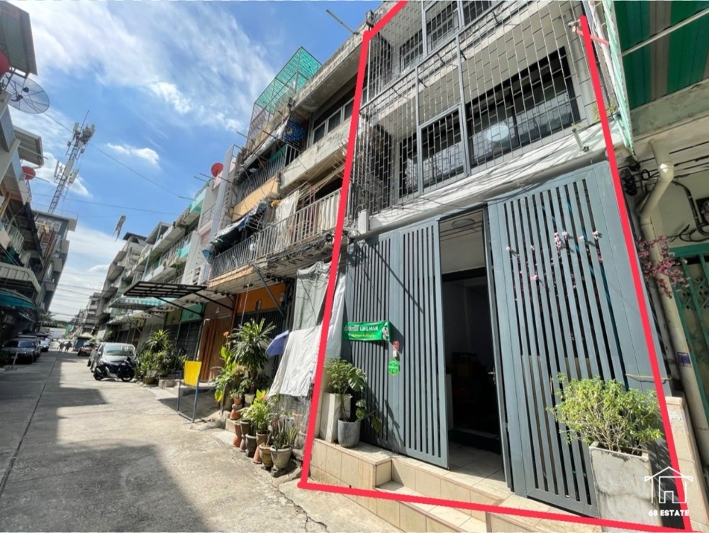 For SaleShophouseRama3 (Riverside),Satupadit : For sale: 3-storey shophouse, good location, alley opposite --Sathu Pradit 4-- near BTS Surasak