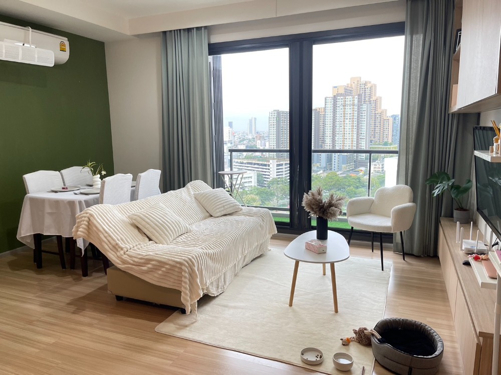 For SaleCondoSapankwai,Jatujak : HOT Deals!!! Pet-friendly condo, very hot in Chatuchak area, best price in the building, corner room, very beautiful view ✨M Jatujak✨2 bedrooms, 2 bathrooms, size 64.11 sq m, near BTS Chatuchak Tel.0982645161