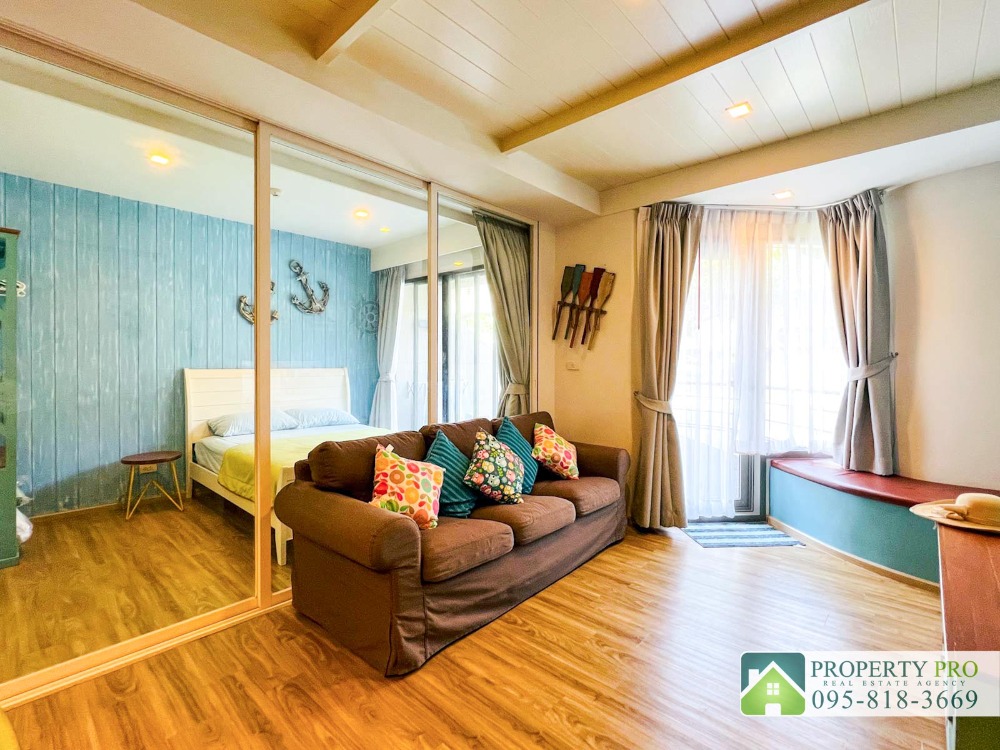 For SaleCondoCha-am Phetchaburi : Condo for Sale at Baan San Ngam Hua Hin Cha Am, 2 bedroom 68 sqm Pool Access Fully-Furnished Great for Investment or Retirement Home : SL24S-027