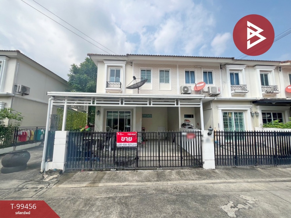 For SaleTownhouseMahachai Samut Sakhon : Townhouse for sale, Pruksa Ville Village 104, Phutthasakorn-Sai 4, Krathum Baen, Samut Sakhon, ready to move in