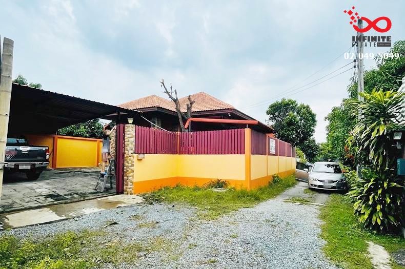 For SaleHouseNakhon Pathom : Single-storey detached house for sale, area 69 square wah, Phetkasem Road, Thai Yawas, Nakhon Chai Si, Nakhon Pathom