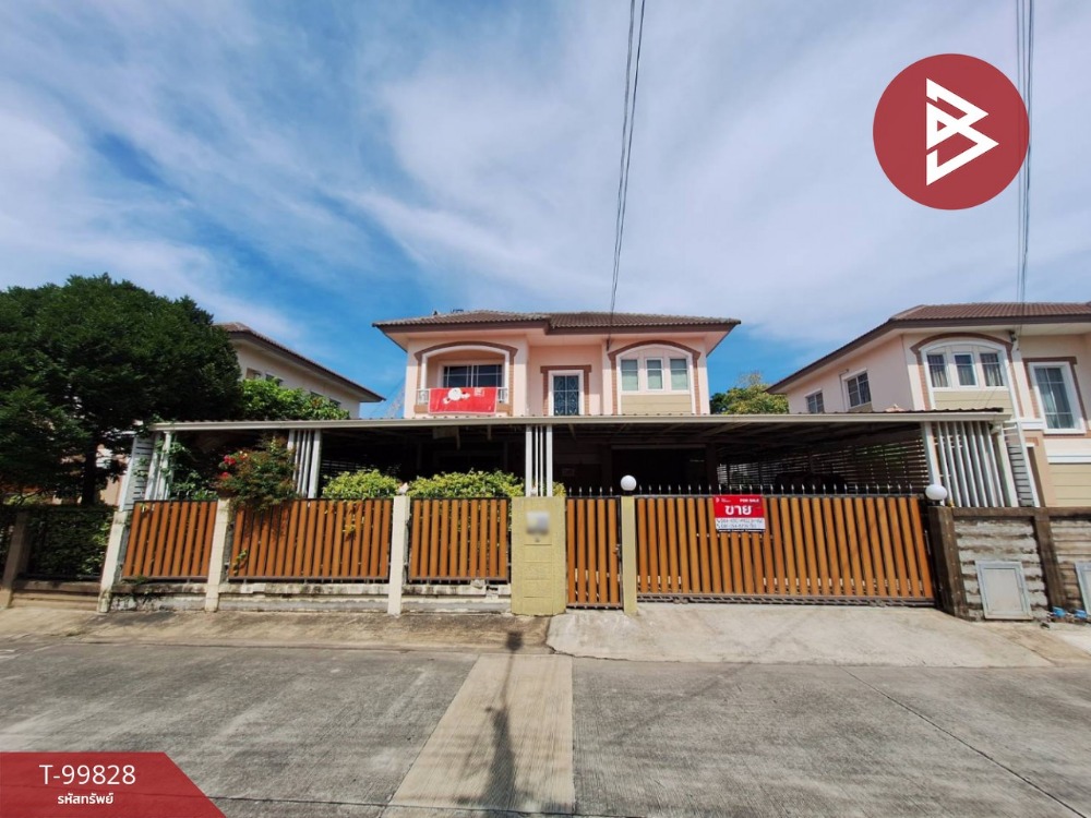 For SaleHouseSamut Prakan,Samrong : Single house for sale, Phasorn Village 25, Bangna, Km. 13, Bang Phli, Samut Prakan