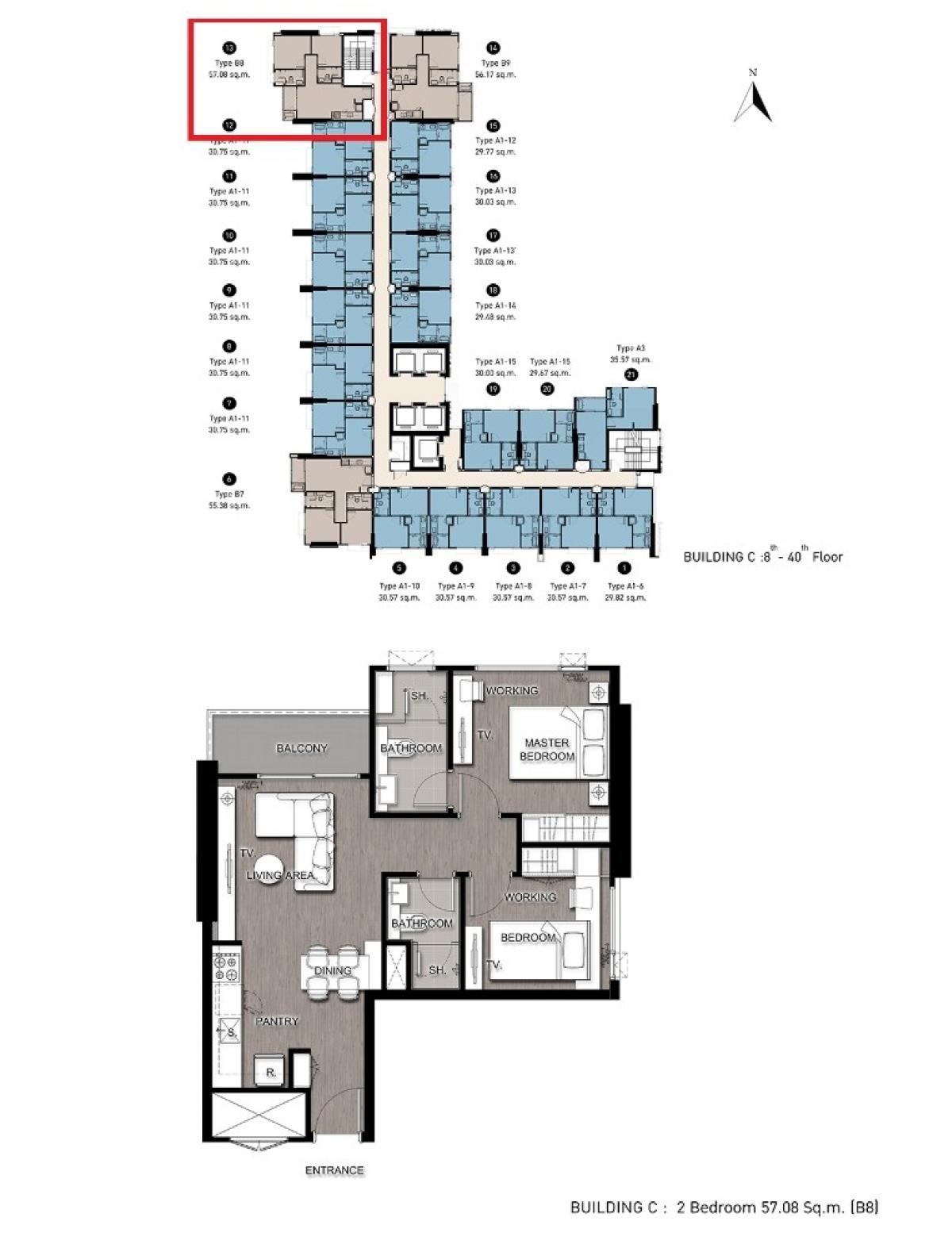 For RentCondoLadprao, Central Ladprao : Owner Post for rent and sale at a price lower than the land departments appraisal price (Agents welcome)