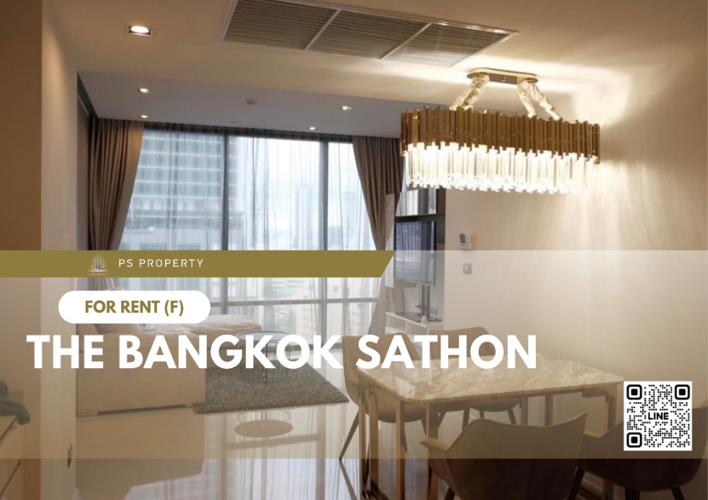 For RentCondoSathorn, Narathiwat : For rent 📍 The Bangkok Sathon 📍 Fully furnished and electrical appliances, near BTS Surasak.