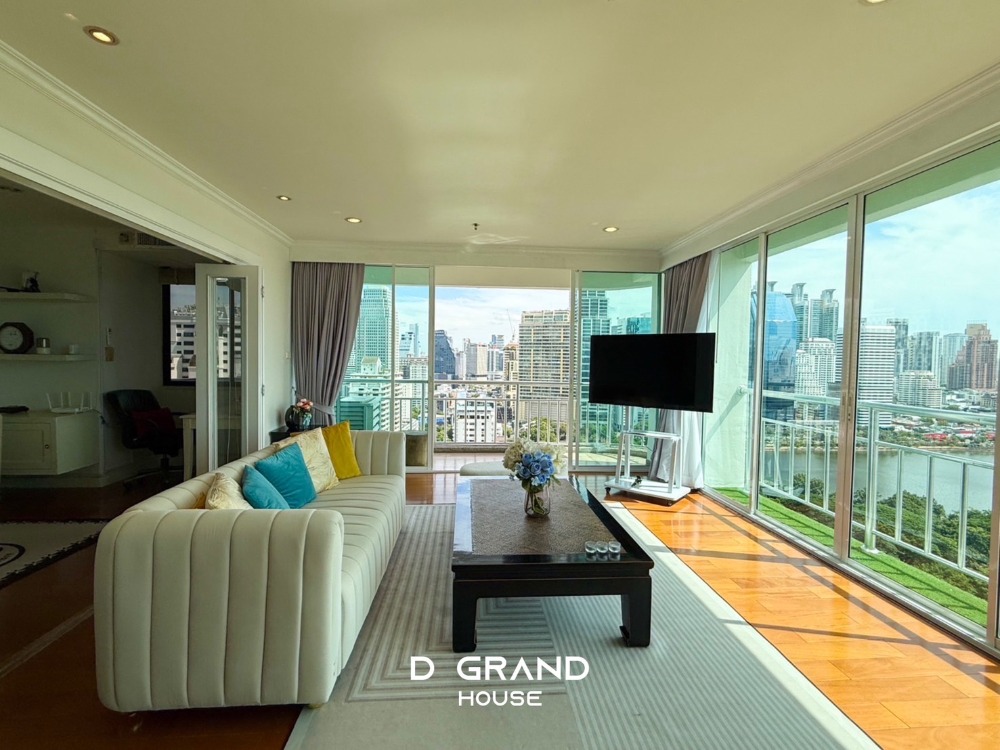 ให้เช่าคอนโดนานา : For rent: Lake Green Condo Fully-Furnished 2-Bedroom with Stunning Views Near BTS Nana!