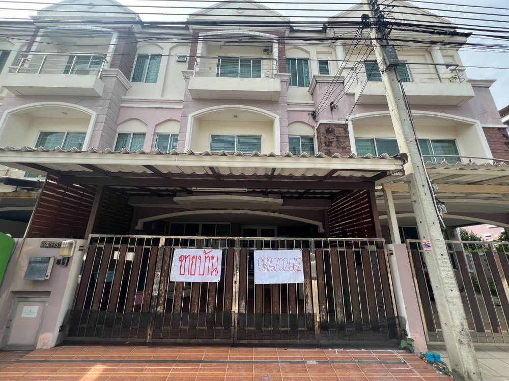 For SaleHouseKasetsart, Ratchayothin : For sale: 3-storey townhouse, Suetrong Grand Home, Kaset-Ratchayothin, Senanikhom