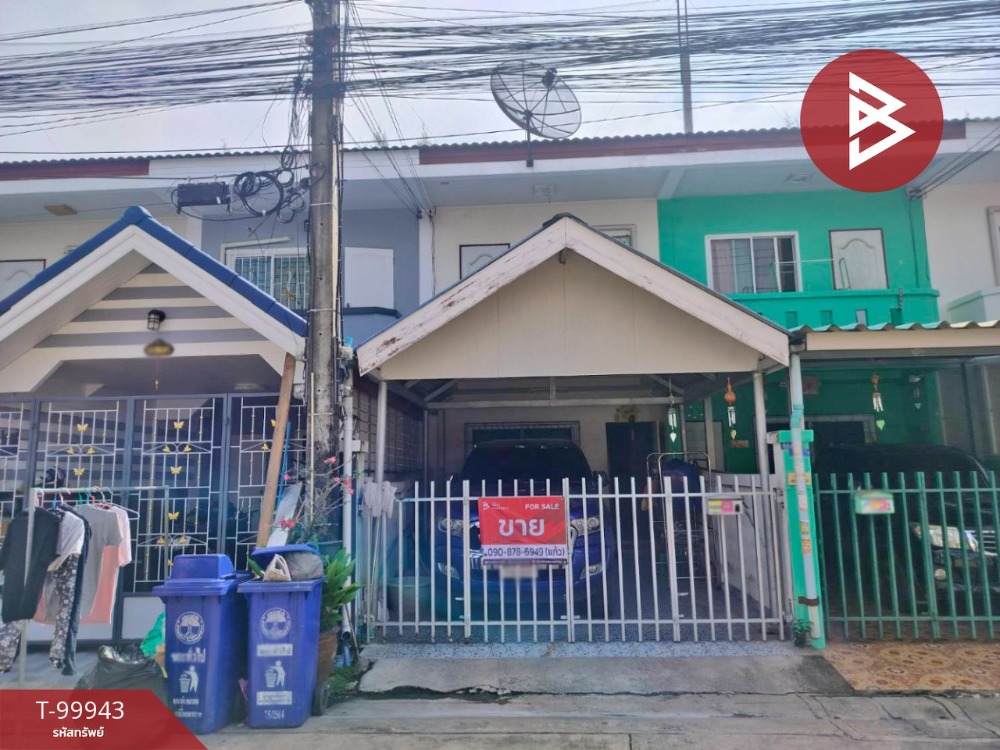 For SaleTownhouseMahachai Samut Sakhon : Townhouse for sale, Sukruthai Village, Samut Sakhon (Baan Sukruthai)