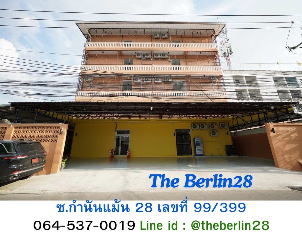 For RentCondoEakachai, Bang Bon : Newly opened dormitory for rent, The Berlin 28, Soi Kamnan Maen 28, fully furnished, convenient, ready to move in, near BTS Wutthakat