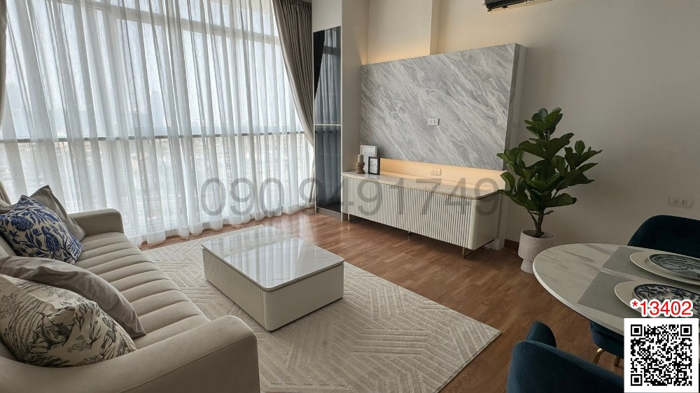 For RentCondoBangna, Bearing, Lasalle : Condo for rent: The Coast Bangkok Bangna, 1 bedroom, 29th floor, Building B, near BTS Bangna