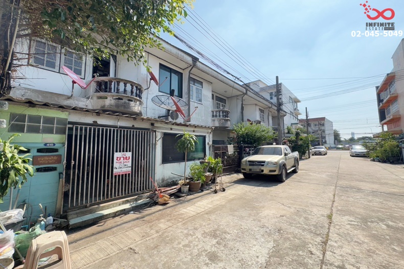 For SaleTownhouseRattanathibet, Sanambinna : Townhouse for sale, 2 floors, area 23 square wah, Sanambinnam Road, Tha Sai Subdistrict, Nonthaburi