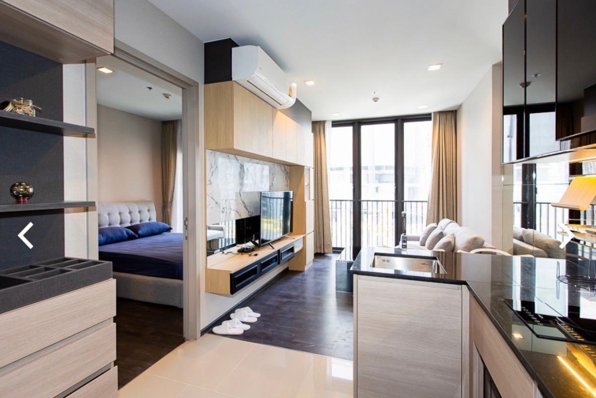 For RentCondoRama9, Petchburi, RCA : 🔥🔥Cheapest in the building, good deal today, urgent rent🔥The line asoke ratchada 1bedroom 35sq.m. New room, very beautiful, built-in, complete furniture (ready to move in) 🛋️🌈