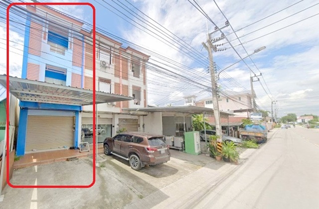 For RentShophousePattaya, Bangsaen, Chonburi : Chonburi Bypass Rd. Sarasas Witaed Chonburi Commercial building 3-storey 3bed 3bath house 25 sq.wa