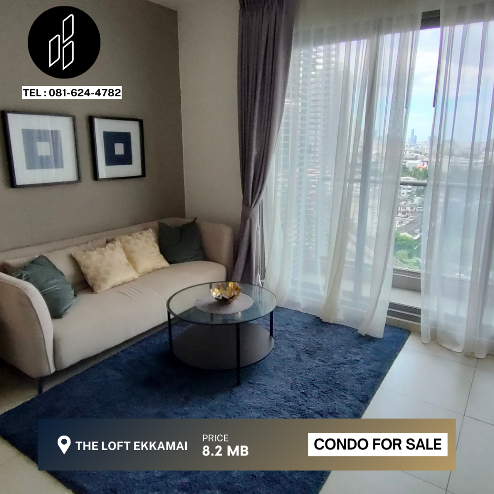 For SaleCondoSukhumvit, Asoke, Thonglor : Sell Condo The Loft Ekkamai Size 1bed 1bath 45 sq.m Dbc-15-S451