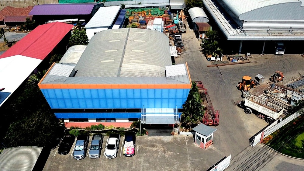 For SaleFactoryBangna, Bearing, Lasalle : Urgent sale of factory with warehouse, repair shop and material storage area, with worker accommodation and office.