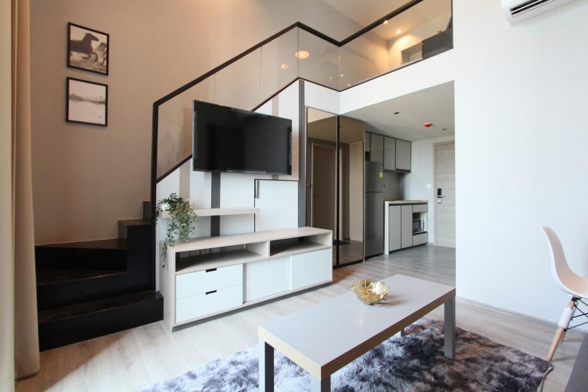 ให้เช่าคอนโดสะพานควาย จตุจักร : “ MODERN 1BEDEOOM DUPLEX LOCATED NEAR SAPHAN KWAI STATION “