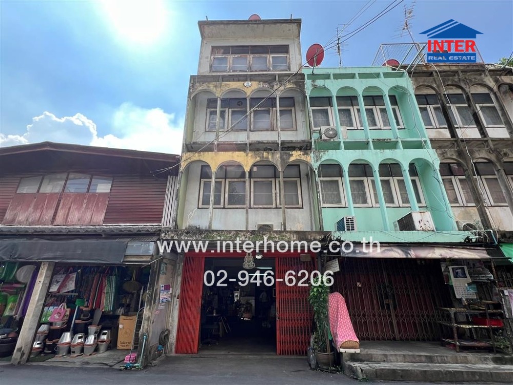 For SaleShophouseNawamin, Ramindra : Commercial building, 4 floors, 12.6 sq m. Commercial building, Soi Charoen Krung 109, Rama 3 Road, Soi Charoen Krung 109, Bang Kho Laem District, Bangkok