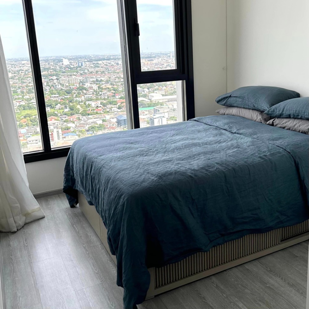 For RentCondoOnnut, Udomsuk : 🍀⭐FOR RENT>> The Line Sukhumvit 101>> LOFT style decoration, high ceiling, beautiful decoration, 30th floor, beautiful view, new room, near BTS Punnawithi #LV-NO977