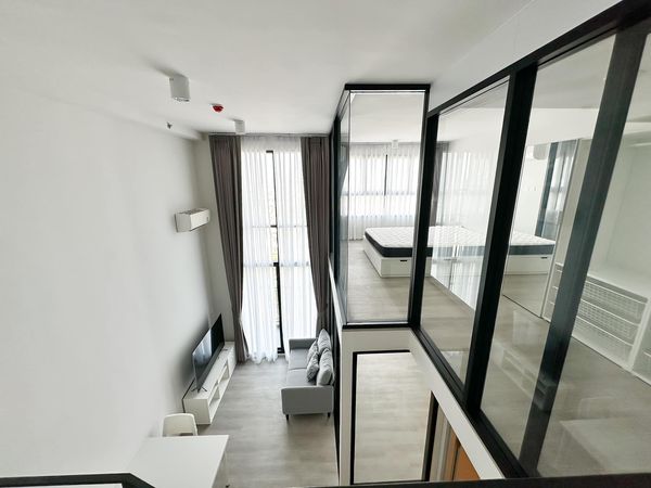 For RentCondoPinklao, Charansanitwong : ✨FOR RENT>> Ideo Charan 70 Riverview >> Hybrid room, 2 floors, 1 bedroom, 1 bathroom, size 34.93 sq m., 35th floor, near MRT Bang Phlat #ASB-0015