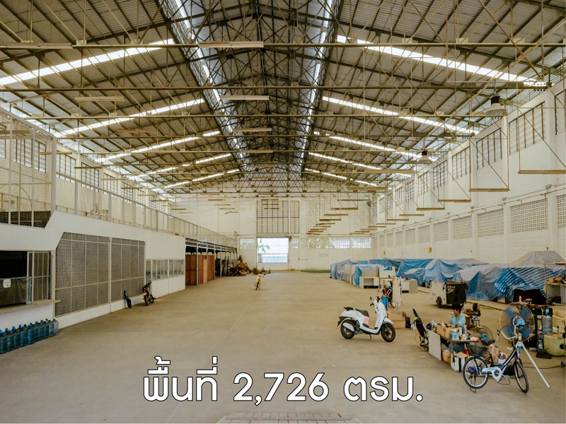 For RentWarehouseOnnut, Udomsuk : Big Space Warehouse! 12 m. High ceiling Prime location 350 m. From  from BTS Phrakhanong near Eakamai, Thonglor No.42-OT-67024