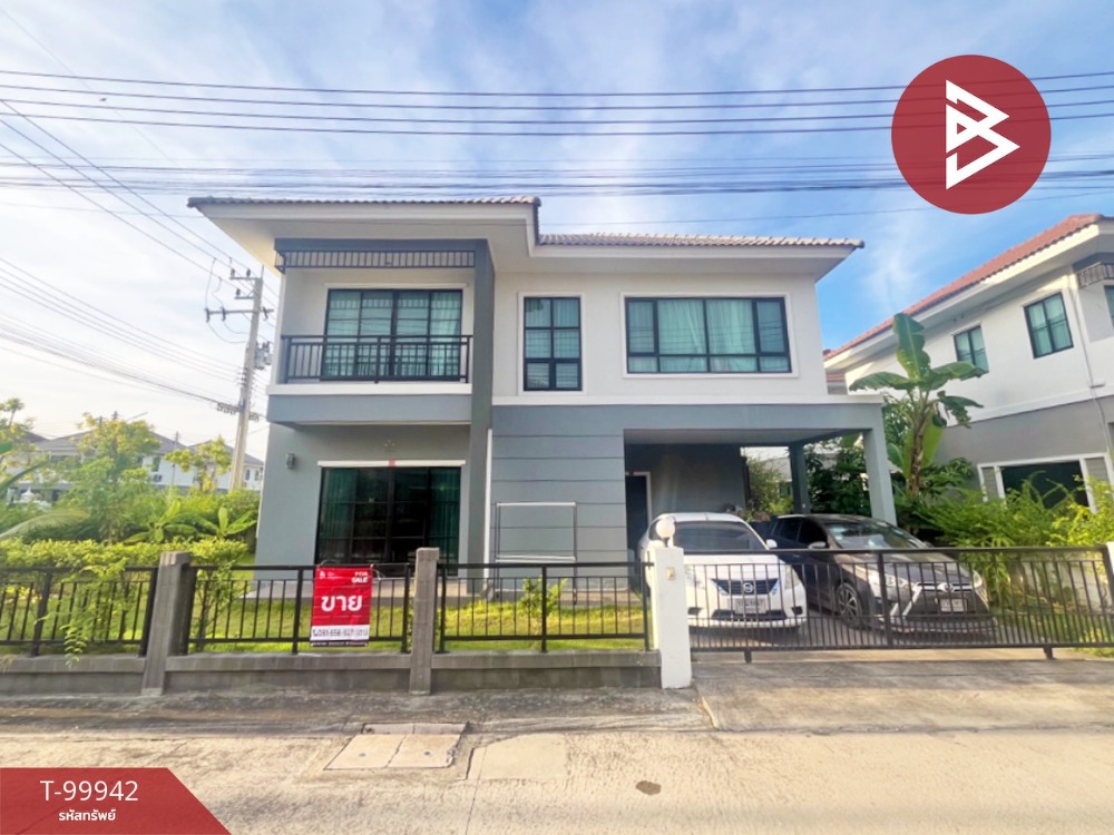 For SaleHouseChachoengsao : Single house for sale, Maruey Riverside Village, Tha Saoan-Bang Pakong, Chachoengsao, ready to move in