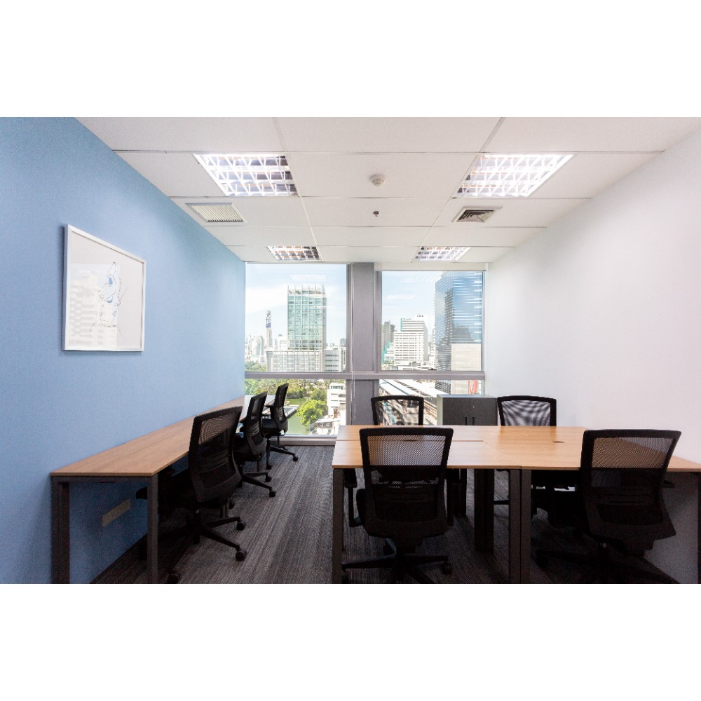 ให้เช่าสำนักงานพระราม 8 สามเสน ราชวัตร : Private office space for 5 persons in HQ SPE Tower