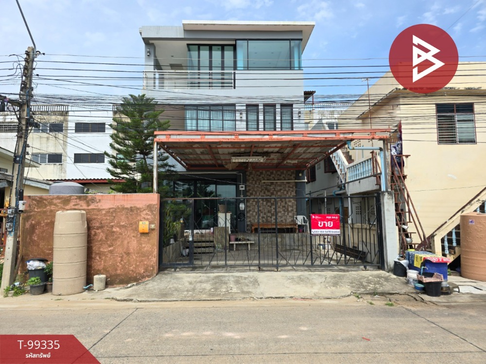 For SaleHousePathum Thani,Rangsit, Thammasat : For sale: 3-storey detached house, area 50 square wah, Thanyaburi, Pathum Thani