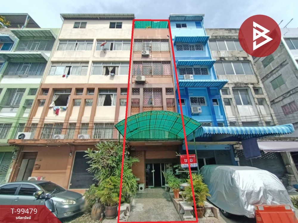 For SaleShophouseRathburana, Suksawat : Commercial building for sale, 4 floors, Wisesuk Nakhon Village, Pracha Uthit 81, Rat Burana, Bangkok