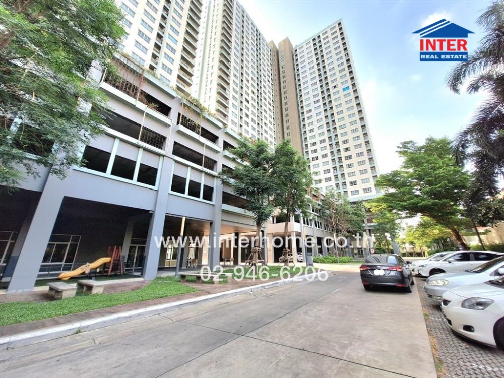 For SaleCondoRattanathibet, Sanambinna : Condominium 26.77 sq.m. Lumpini Park Rattanathibet-Ngamwongwan is located between Soi 24 and 26, Rattanathibet Road, Ngamwongwan Road, Mueang Nonthaburi, Nonthaburi.