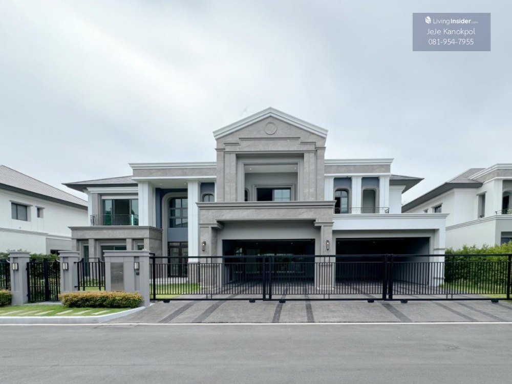 ขายบ้านพระราม 5 ราชพฤกษ์ บางกรวย : Super luxurious mansion 5 bedroom in Srinagarindra I GRAND BANGKOK BOULEVARD