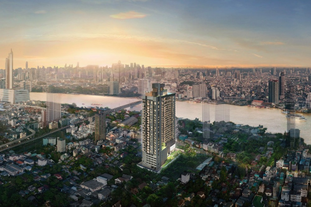 Sale DownCondoWongwianyai, Charoennakor : (Down payment for sale) Life Charoen Nakhon-Sathorn, a condo with a view of the Chao Phraya River, near BTS Krung Thon Buri