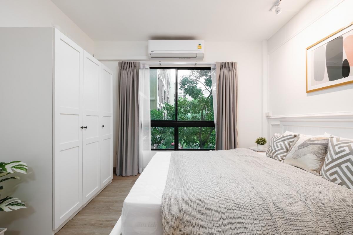 For RentCondoKasetsart, Ratchayothin : 🔥🔥🔥Only 5 minutes to Kasetsart University, garden decorated room, ready to move in, dont miss it 🔥🔥🔥Full electrical appliances