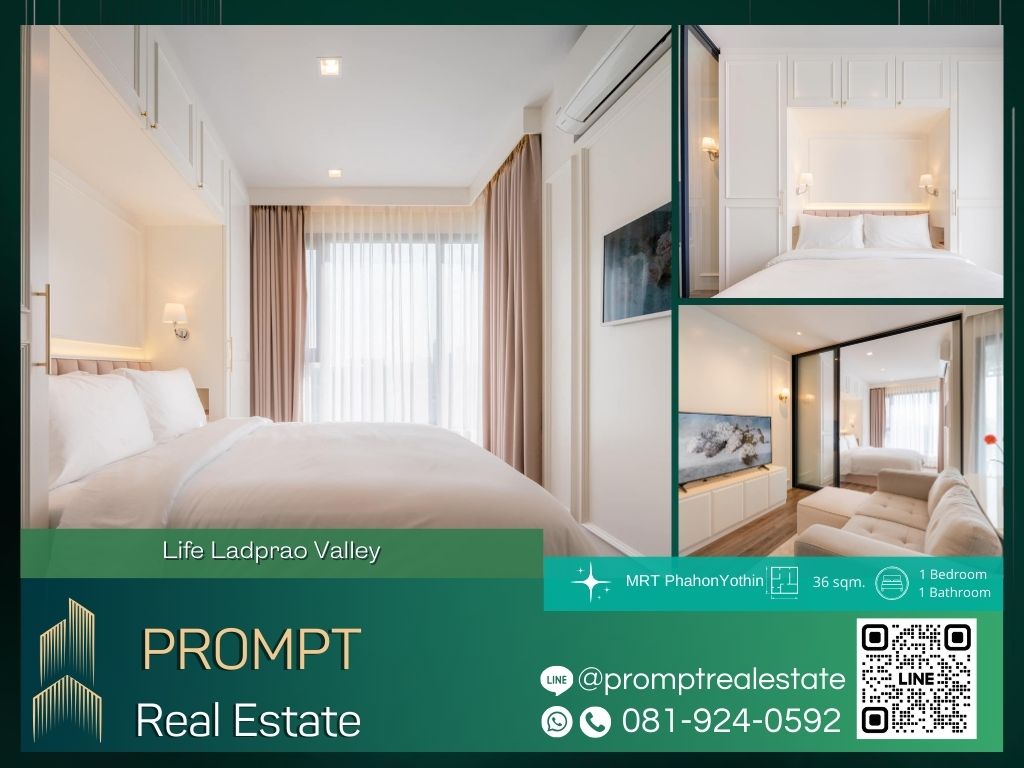 For RentCondoLadprao, Central Ladprao : KL04690 - Life Ladprao Valley :  ไลฟ์ ลาดพร้าว วัลเล่ย์ - MRT PhahonYothin / BTS HaYekLadPrao / CentralLadprao