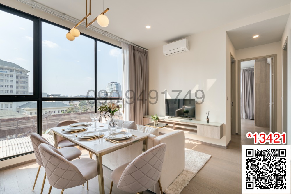 For RentCondoRatchathewi,Phayathai : Condo for rent: Park Origin Phayathai, 2 bedrooms, 26th floor, near BTS Phayathai