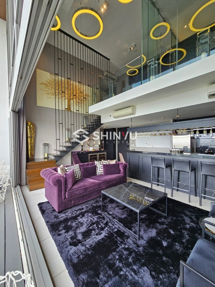 ขายคอนโดสุขุมวิท อโศก ทองหล่อ : ขายห้องแรร์ Penthouse และ Duplex 3 ห้องนอน ใกล้ BTS เอกมัย ✨ The Lofts Ekkamai ✨ [SHN00425]