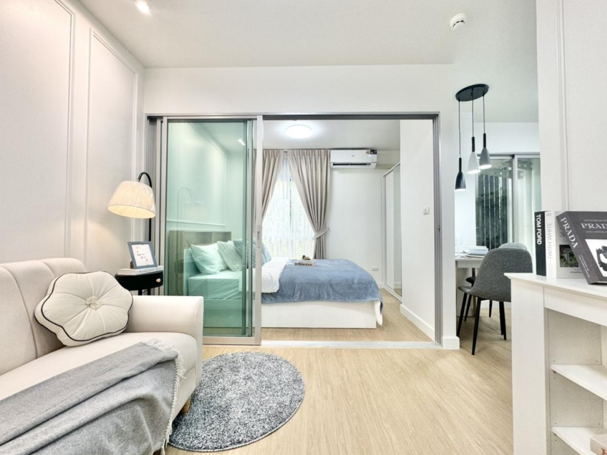 For SaleCondoChaengwatana, Muangthong : 🏡🔥“Condo fully furnished with all functions ✨Meets the needs of working people and students🚆 #Next to BTS Rajabhat Phra Nakhon, Minimal + Modern style, ready to move in